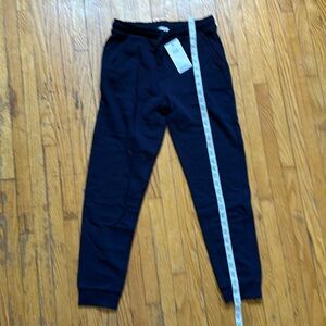 NWT navy sweatpants that go with anything girl 13-14